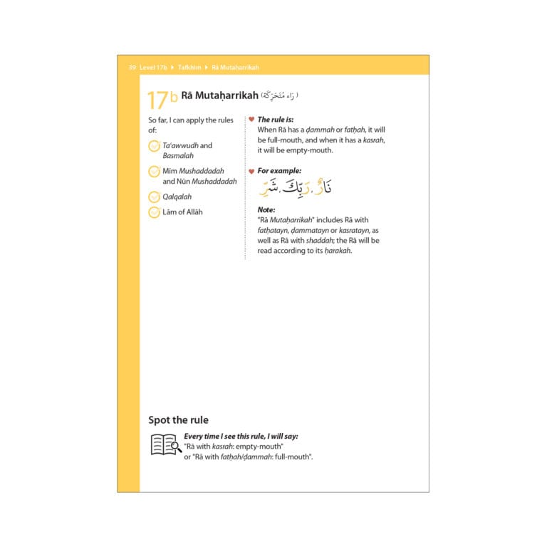 Rules of Tajwid (Madinah Script) – Learn to Read Series - Safar ...
