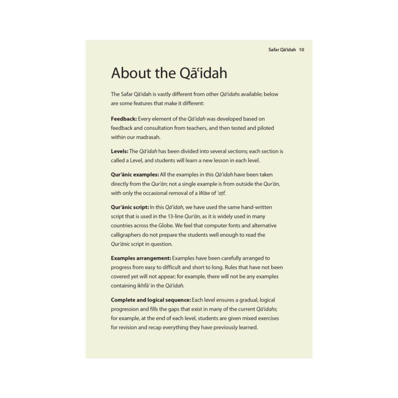 Complete Qaidah - Learn to Read Series - South Asian Script - Safar ...